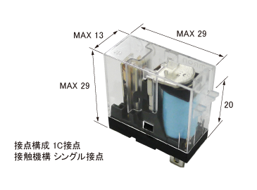 リレー｜G2R-1-S DC12V(オムロン)